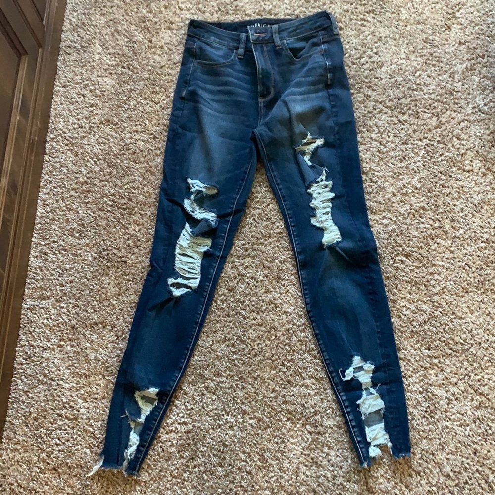 American Eagle women’s shoes hi rise jeggings size 4 regular